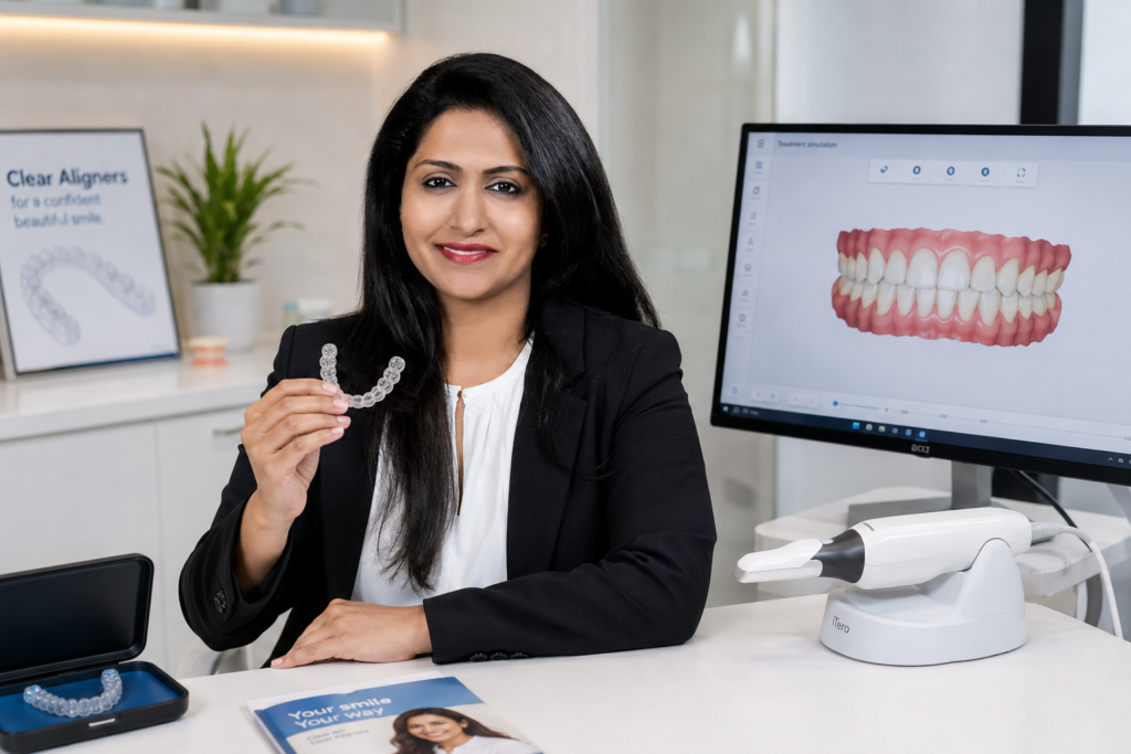Dr. Rupali Wankhede Panpate, Invisalign certified dentist in Kasturi Nagar, Bengaluru