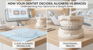 Aligners vs braces comparison at Dr. Rupali's Dental Care Bangalore